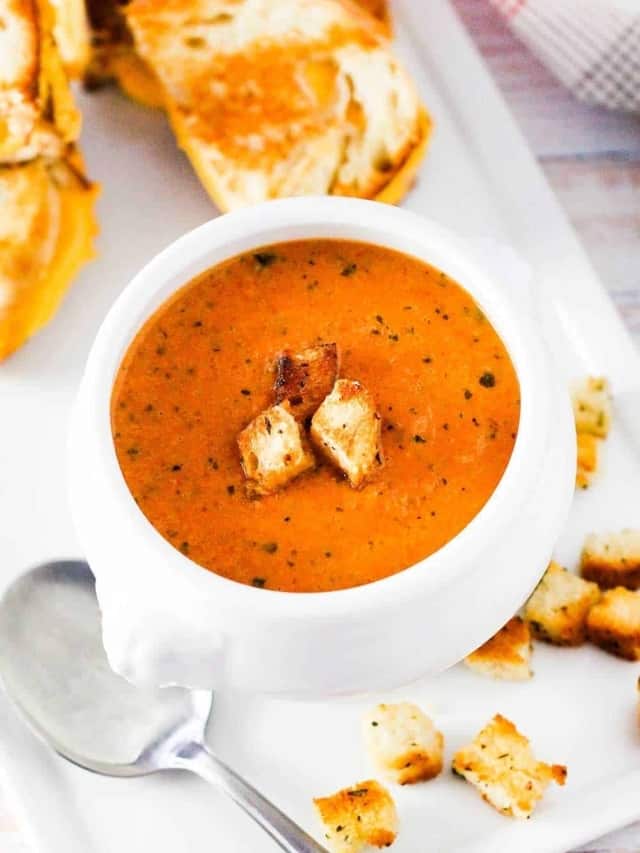Best-Ever Roasted Tomato Basil Soup
