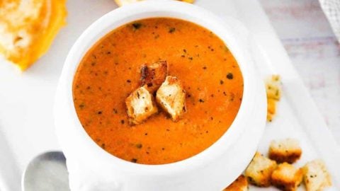 Roasted Tomato Basil Soup