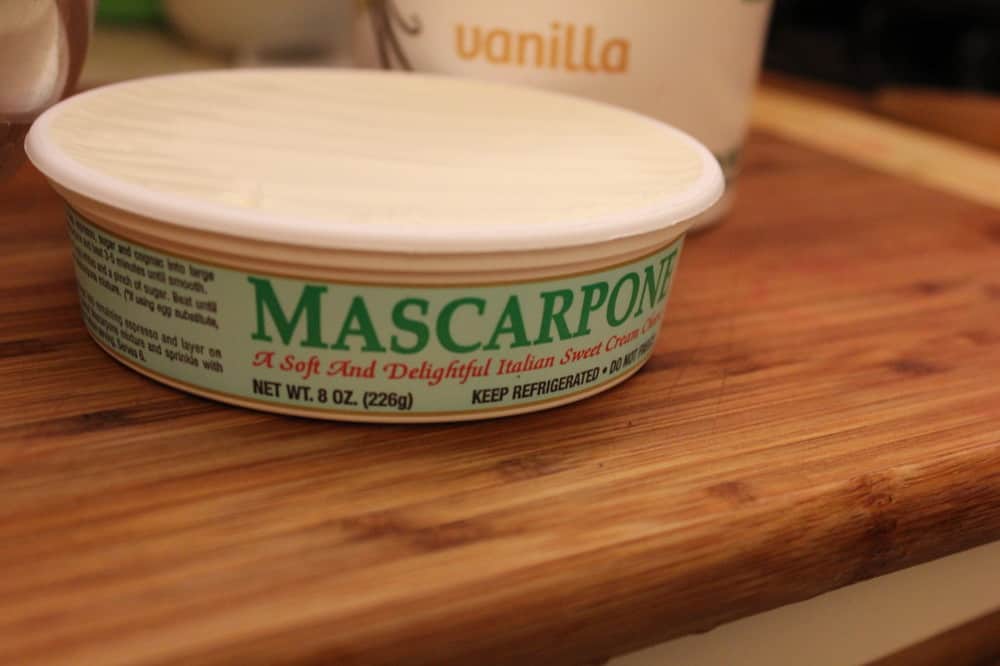 Parfait Mascarpone and vanilla yogurt