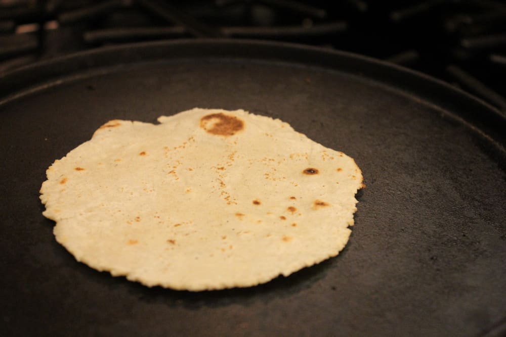 Watch the tortillas slightly puff with steam