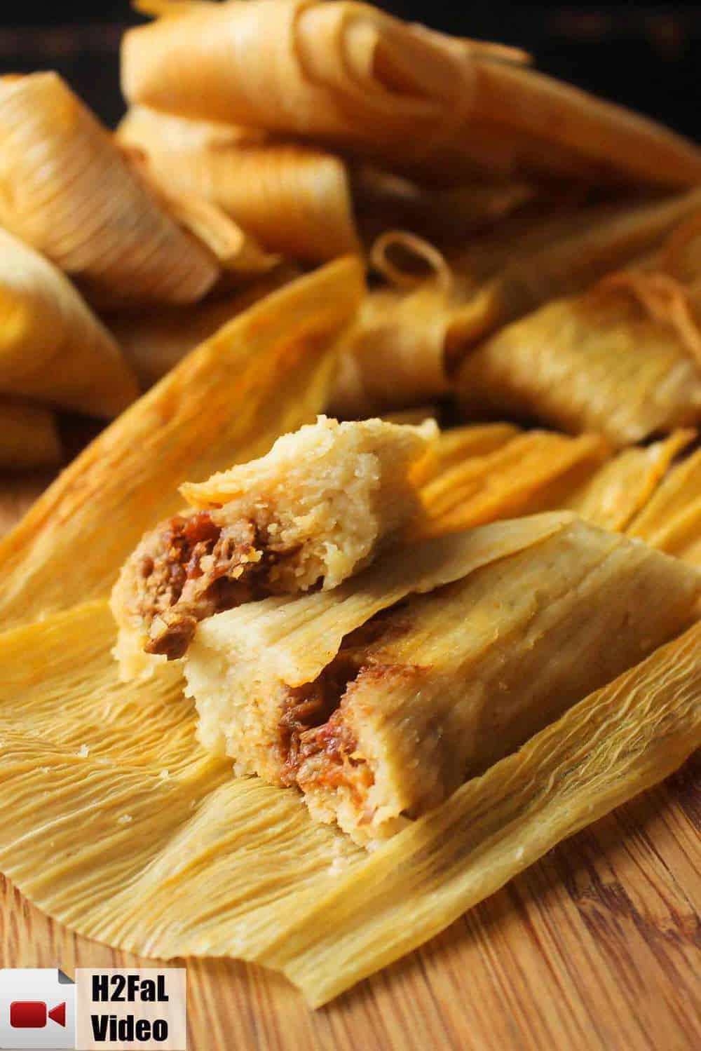 Authentic Homemade Tamales