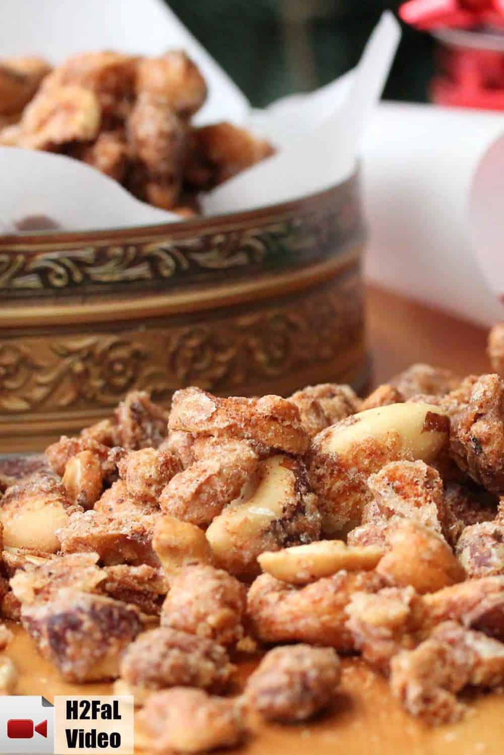 Naughty and Nice Spiced Nuts Image