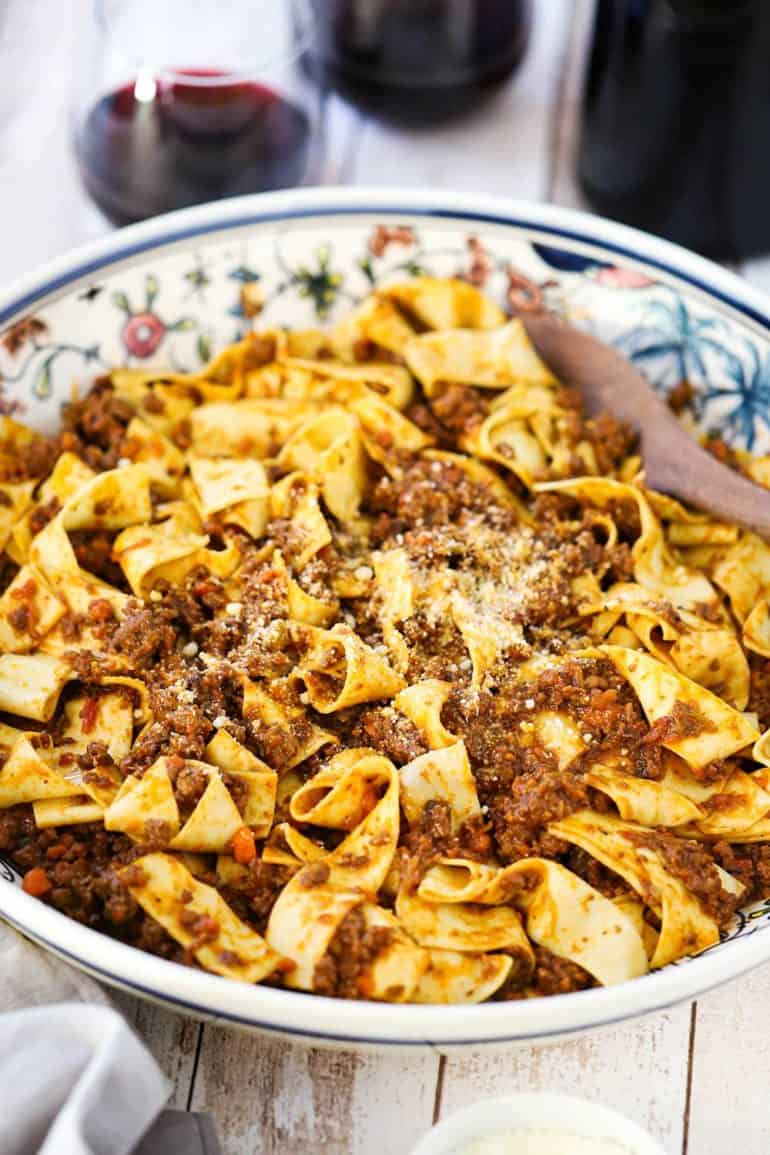 Pappardelle Bolognese (with Video) | How To Feed A Loon