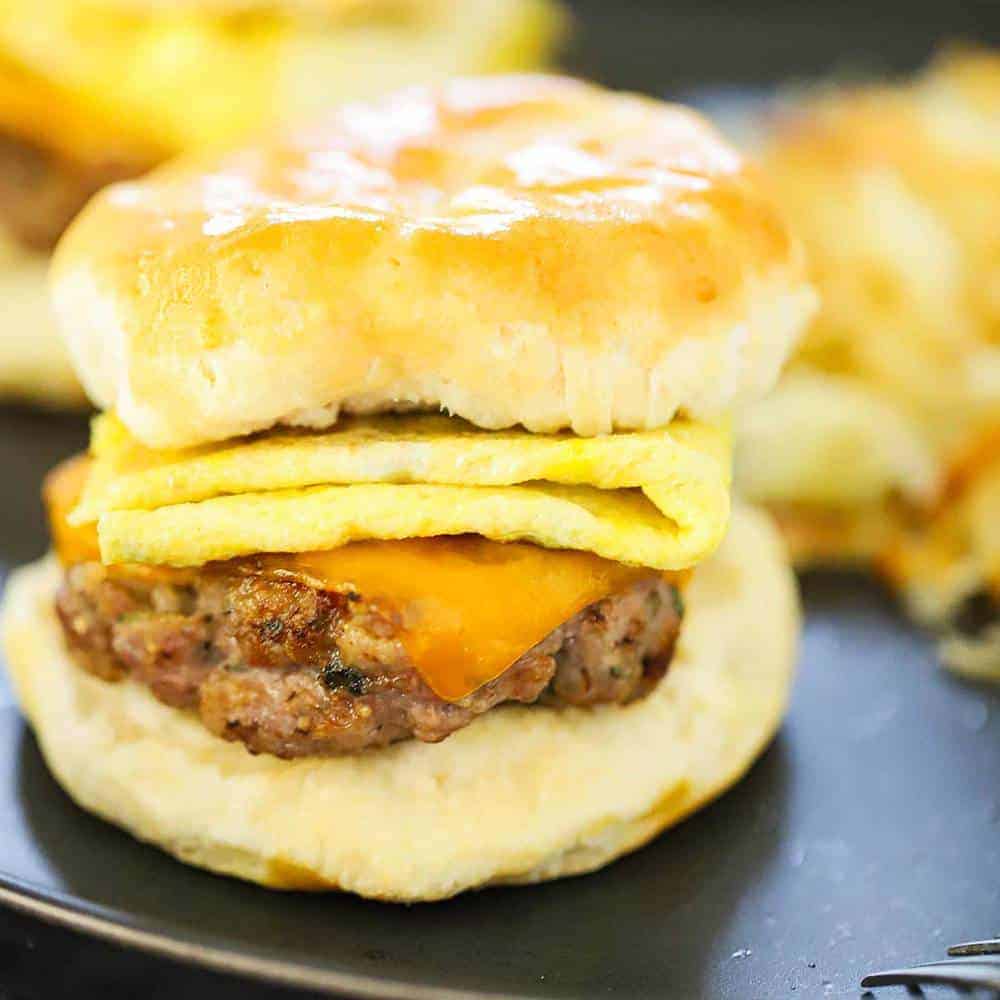 Sausage, Egg, and Cheese Breakfast Sanwich