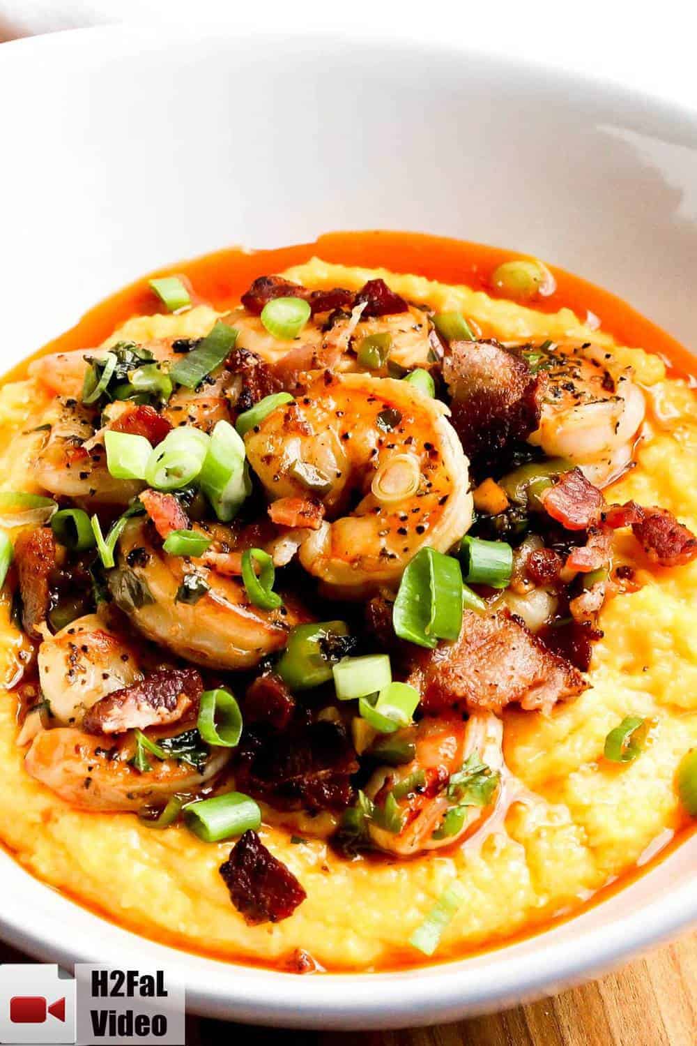 Southern Shrimp and Cheesy Grits | How To Feed A Loon