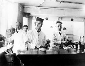 The Infamous Oyster Bar - The original mahogany facade is still being used!