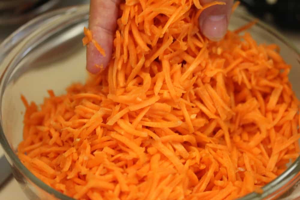 Use your food processor to shred them (or a box shredder)