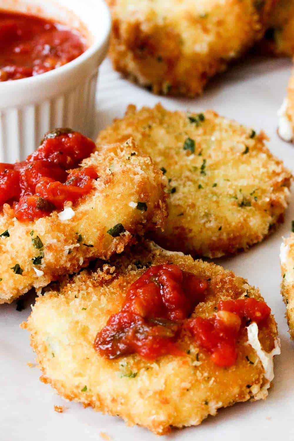 Breaded Mozzarella Patties - Looking for a way to make grating ...