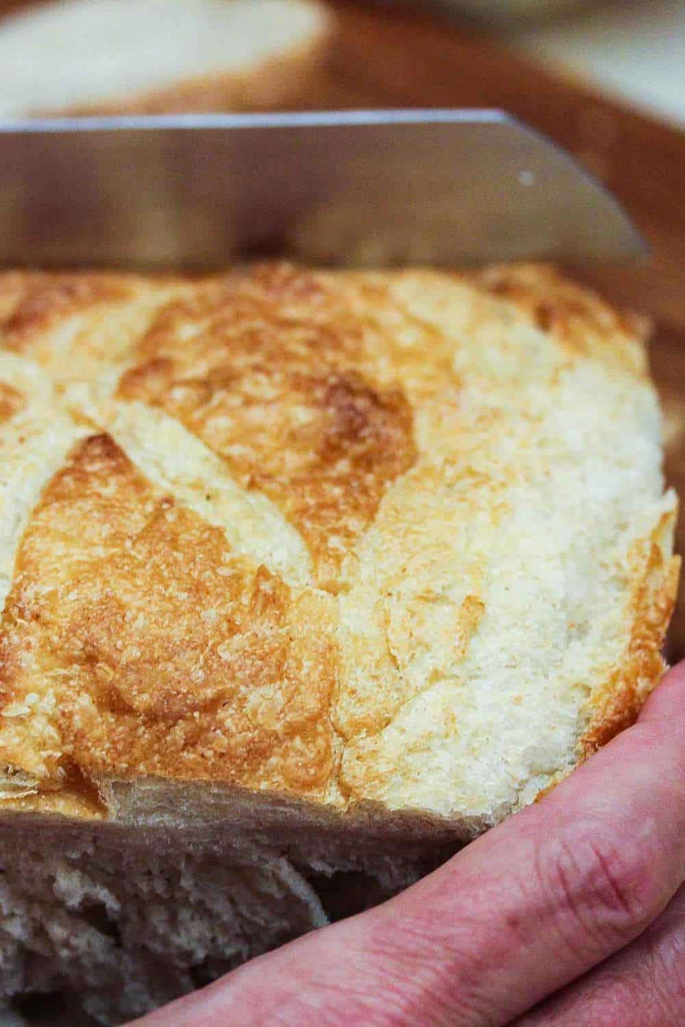 sourdough bread is perfect for spiedini alla romana
