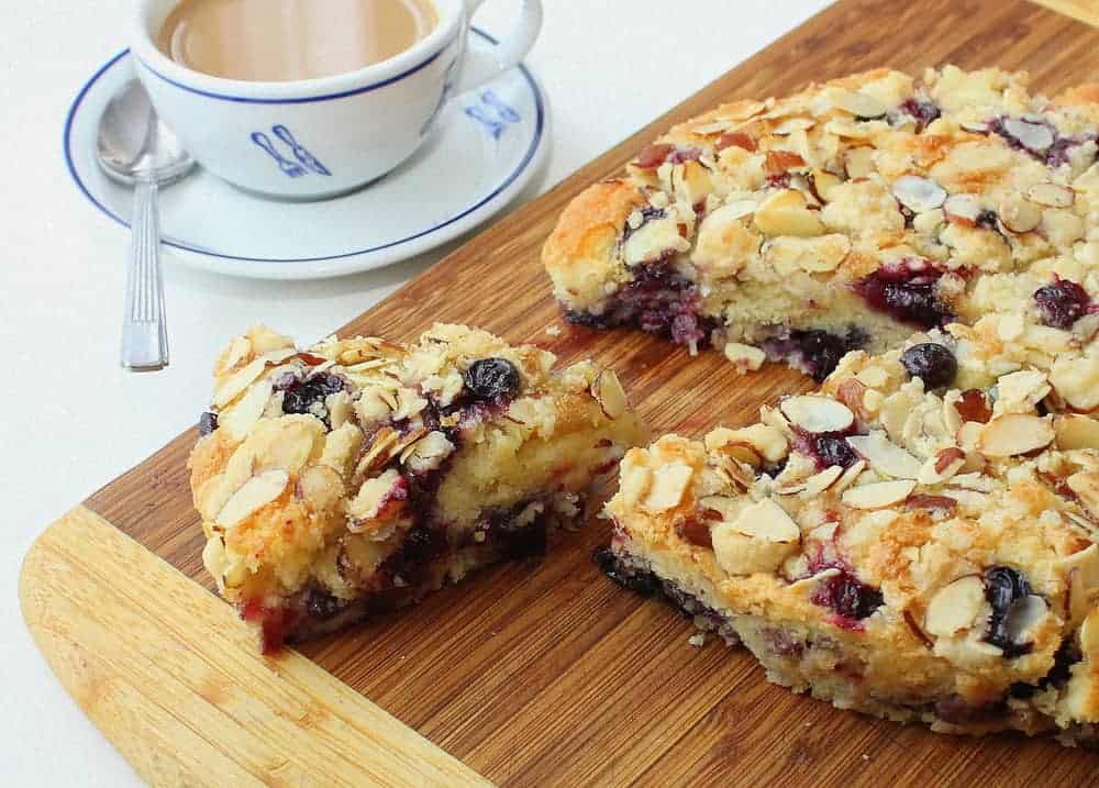Blueberry Almond Coffee Cake
