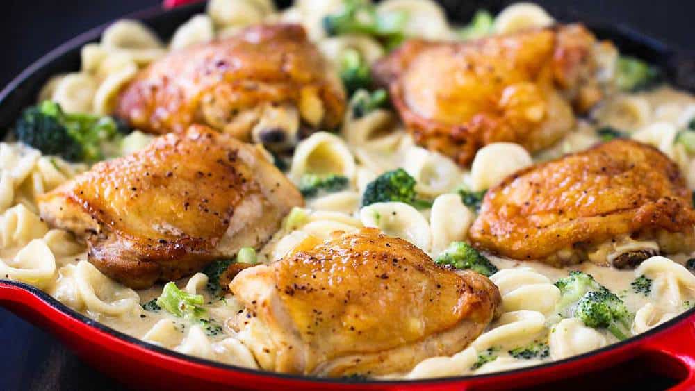 Chicken and Broccoli Alfredo | How To Feed A Loon