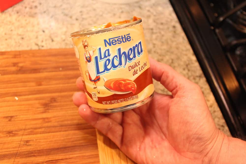 Canned Dulce de Leche is perfectly fine!