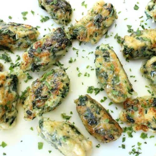 Crab and Spinach Dumplings