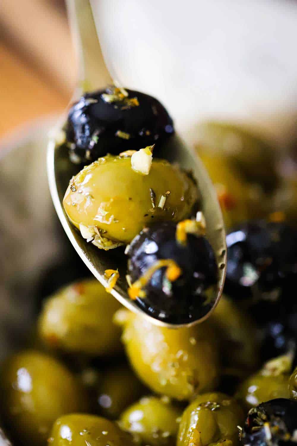 Classic Marinated Olives – A Couple Cooks