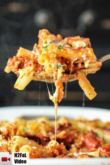 A spoonful of Best Ever Baked Ziti