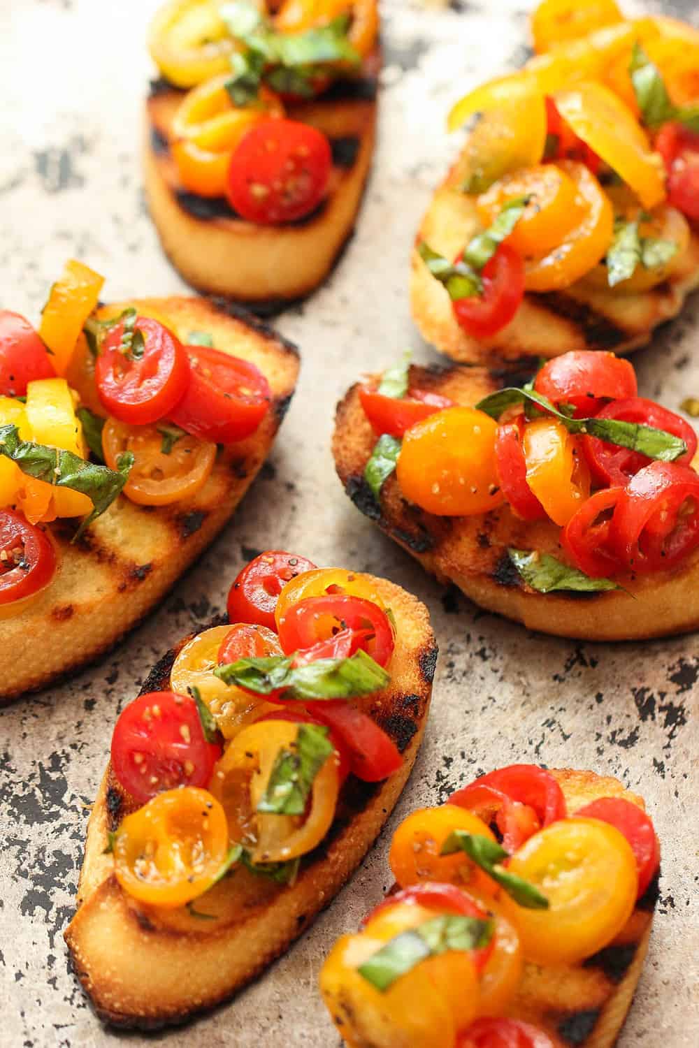 Classic Tomato and Basil Bruschetta | How To Feed A Loon