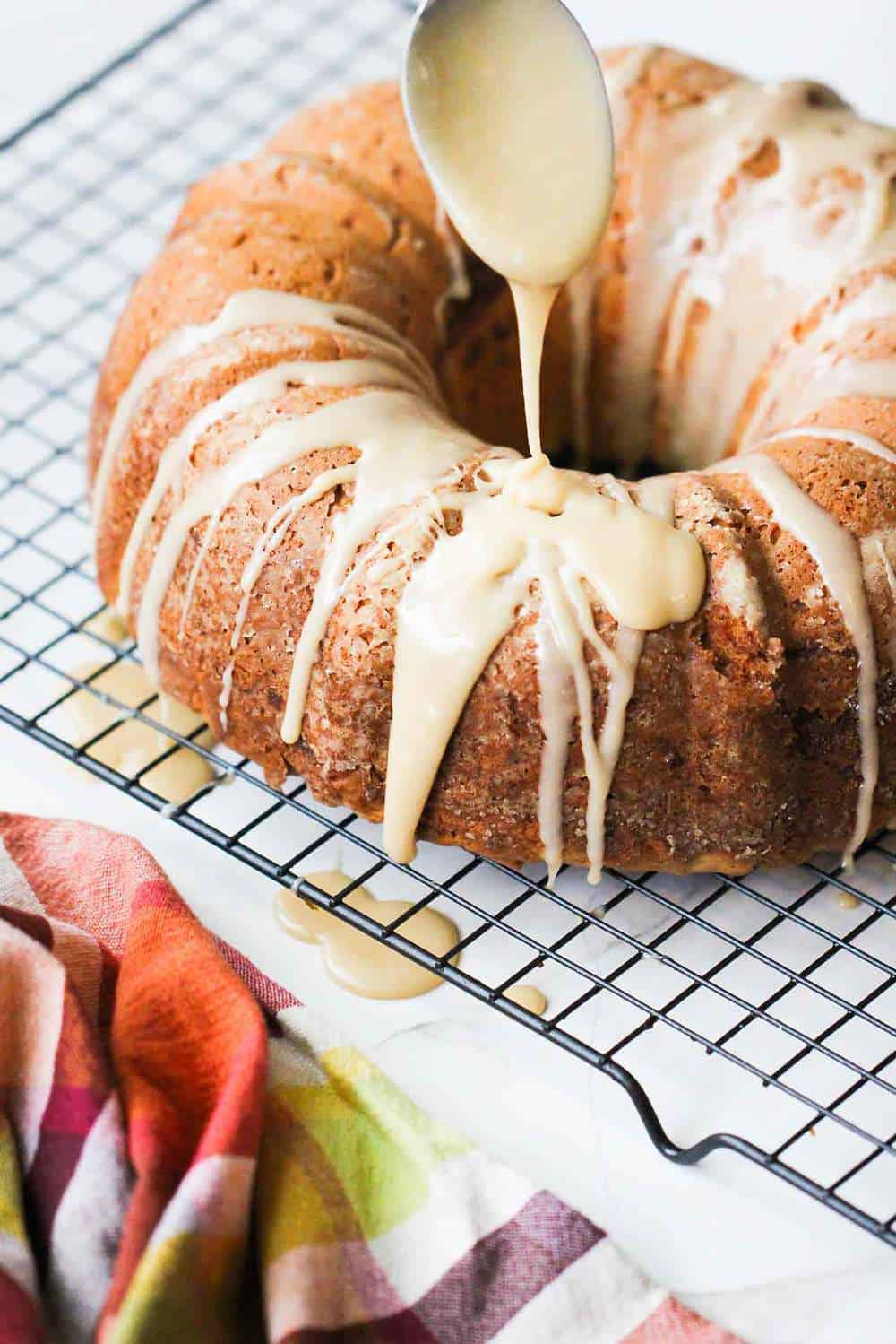 Sweet Potato Bundt Cake with Brown Sugar Icing How To Feed A Loon