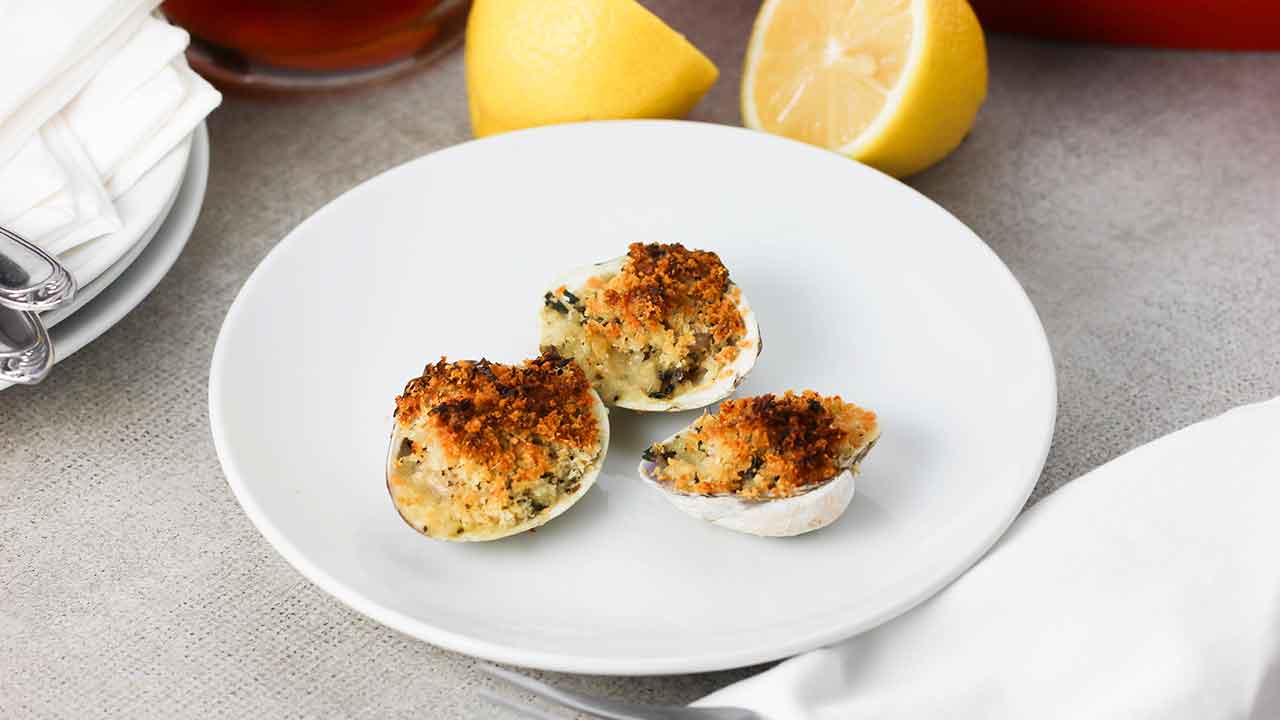 Spanish-style Baked Stuffed Clams Whole30 by bazaarlazarr, Quick & Easy  Recipe