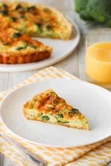 Broccoli and Cheddar Quiche (With VIDEO) | How To Feed A Loon