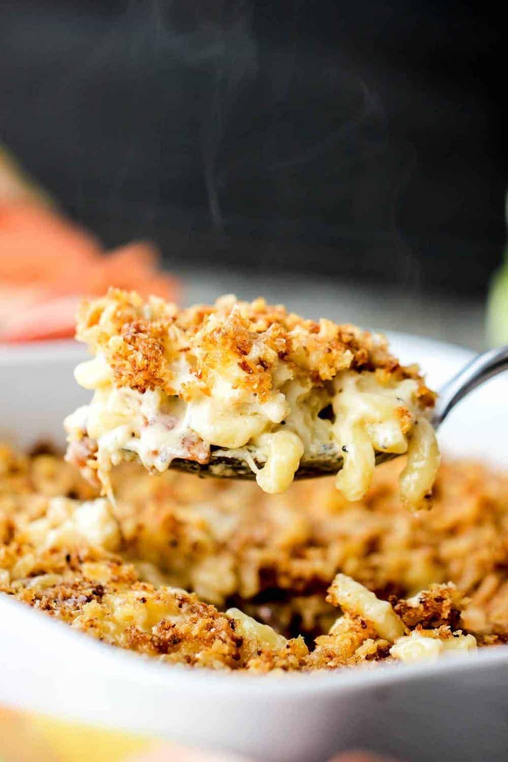 Mac and Cheese with Roasted Cauliflower | How To Feed A Loon