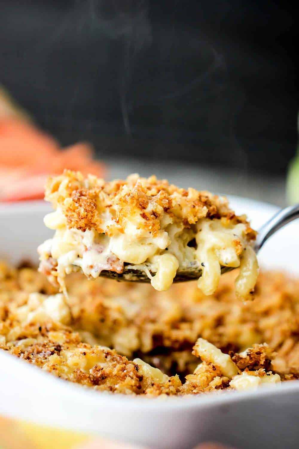 Mac and Cheese with Roasted Cauliflower and Smoked Bacon | How To Feed ...