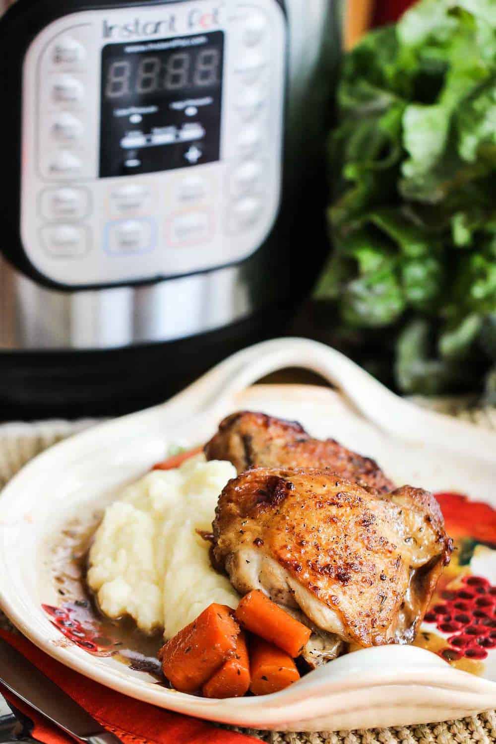 Instant pot Balsamic Chicken and Carrots recipe