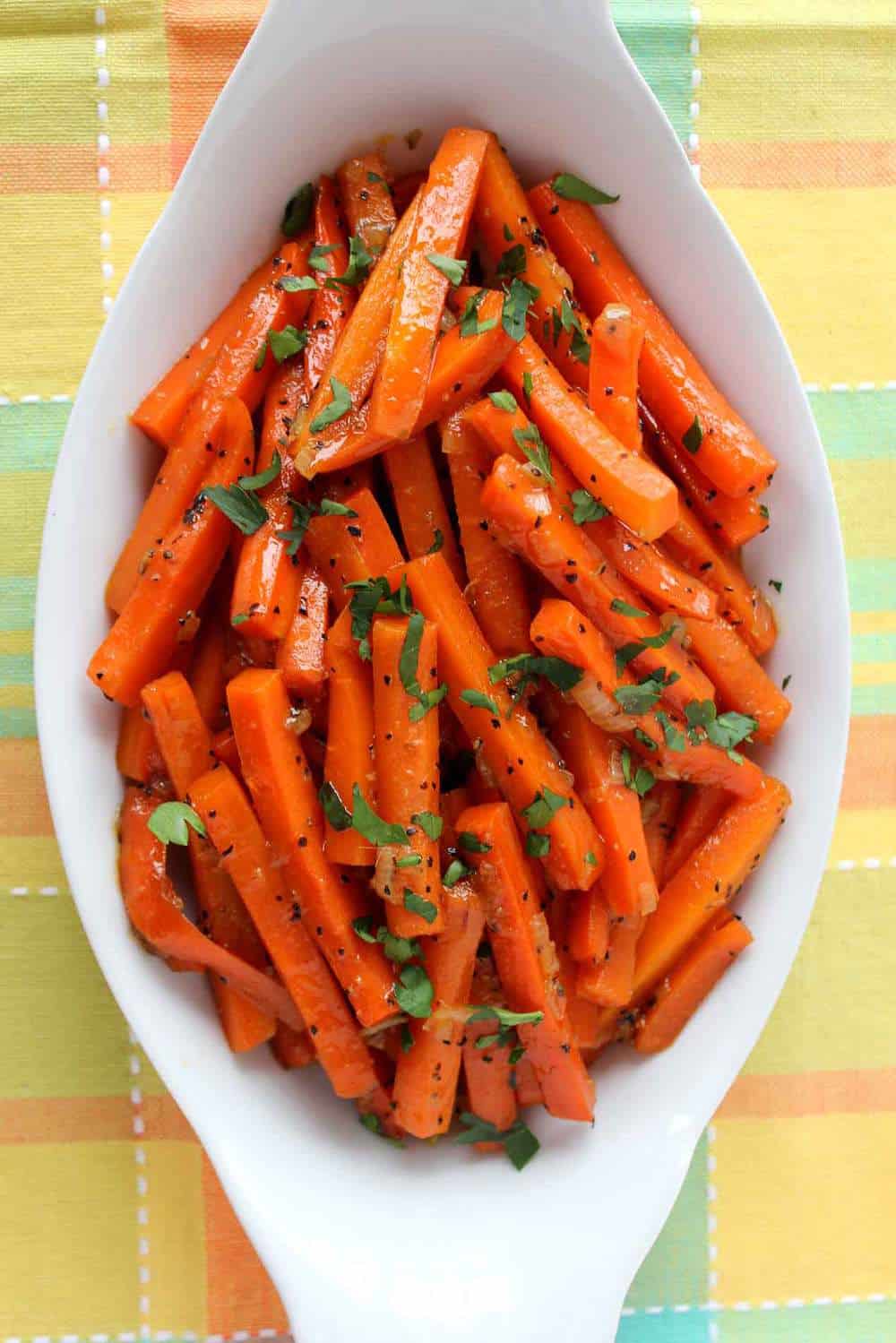 Marvelous Maple Braised Carrots easy-glazed-carrots-foodiecrush-glazed-carrots-easy-vegetable-side
