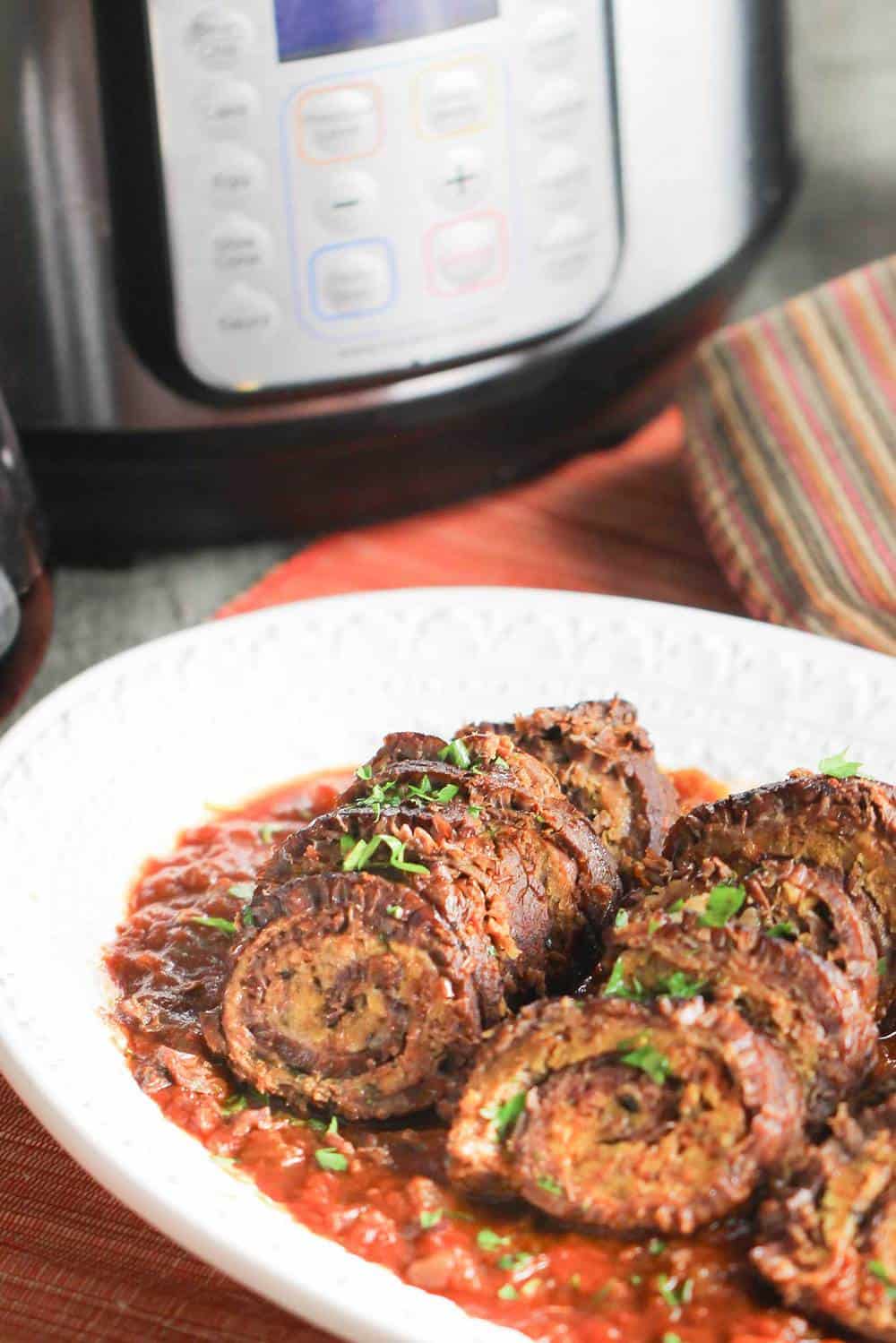 Instant pot beef braciole sale