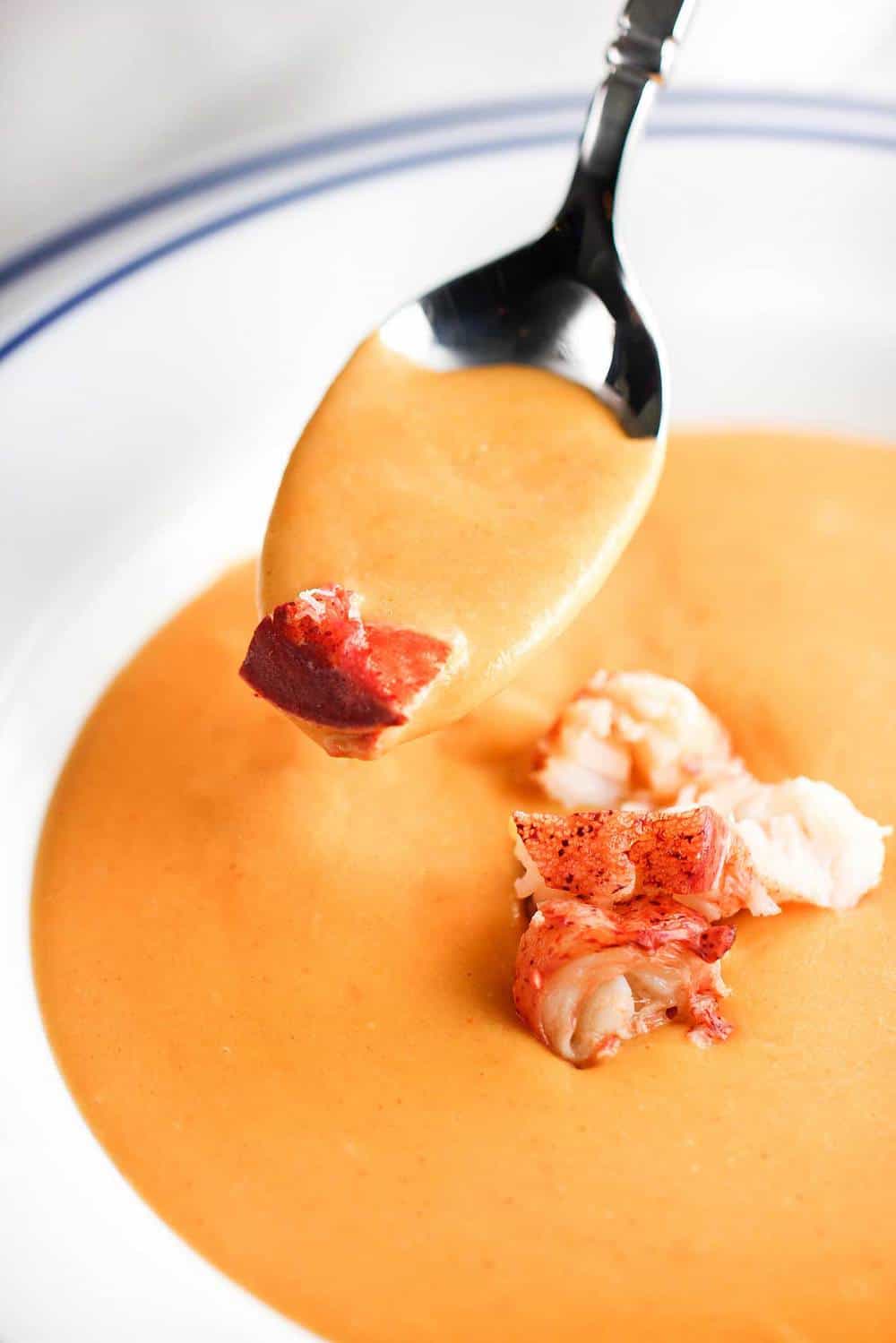 Lobster Bisque  Spoon Fork Bacon