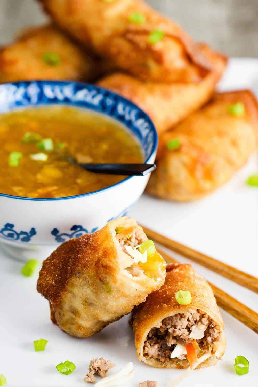 Easy Egg Rolls and Lilly Dot