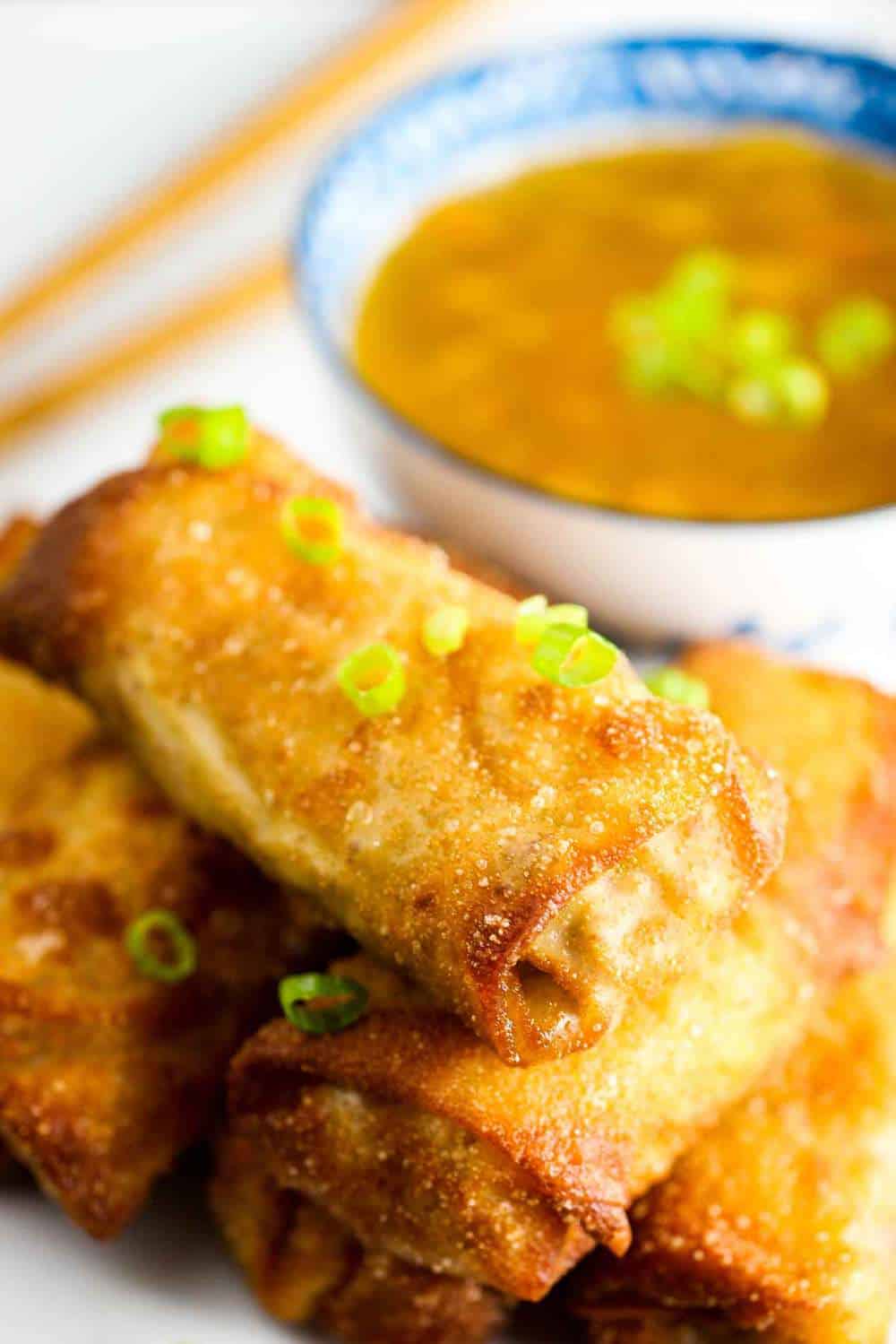 Homemade egg rolls are the perfect appetizer for a party