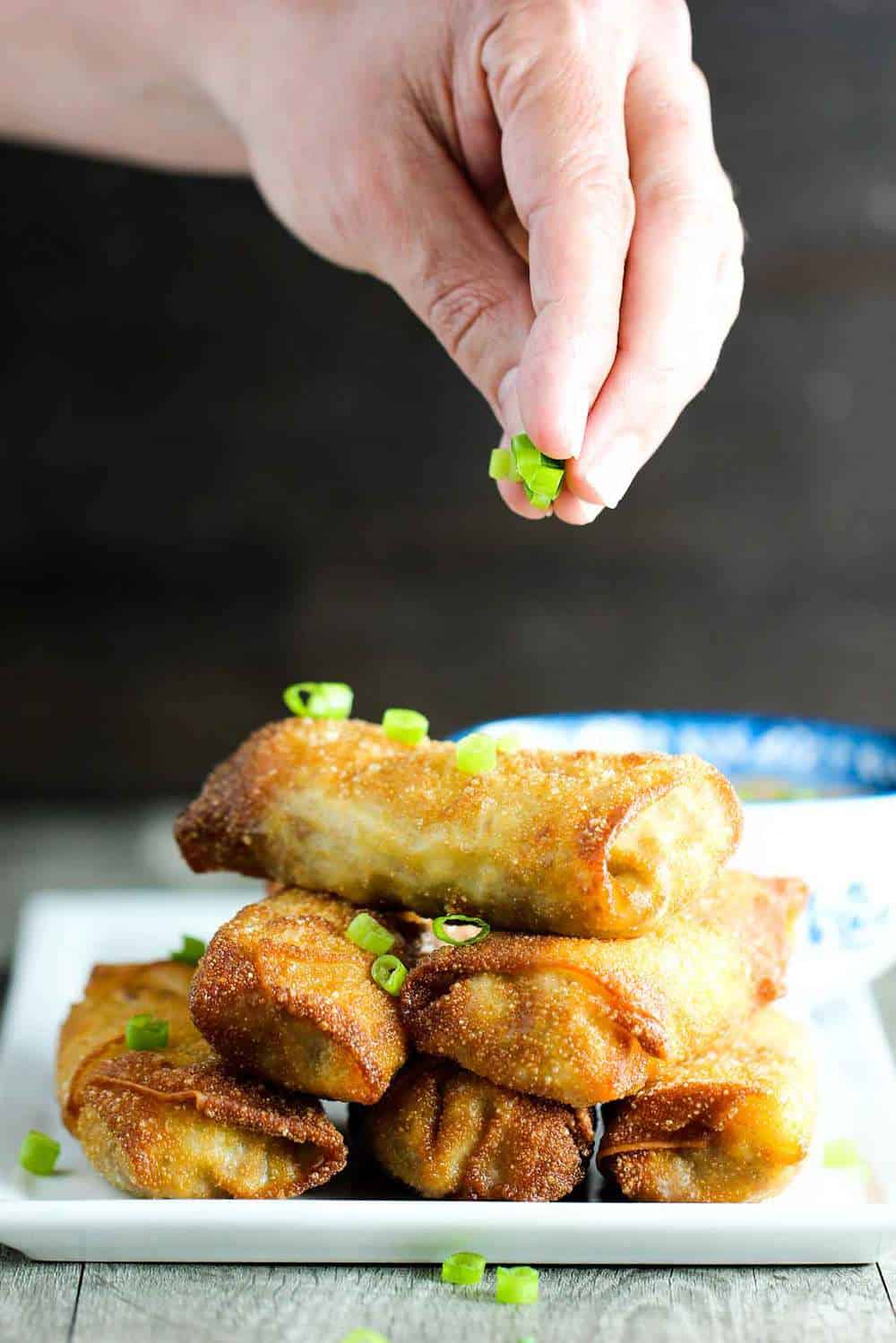homemade eggs rolls are our favorite Chinese take-out dish at home
