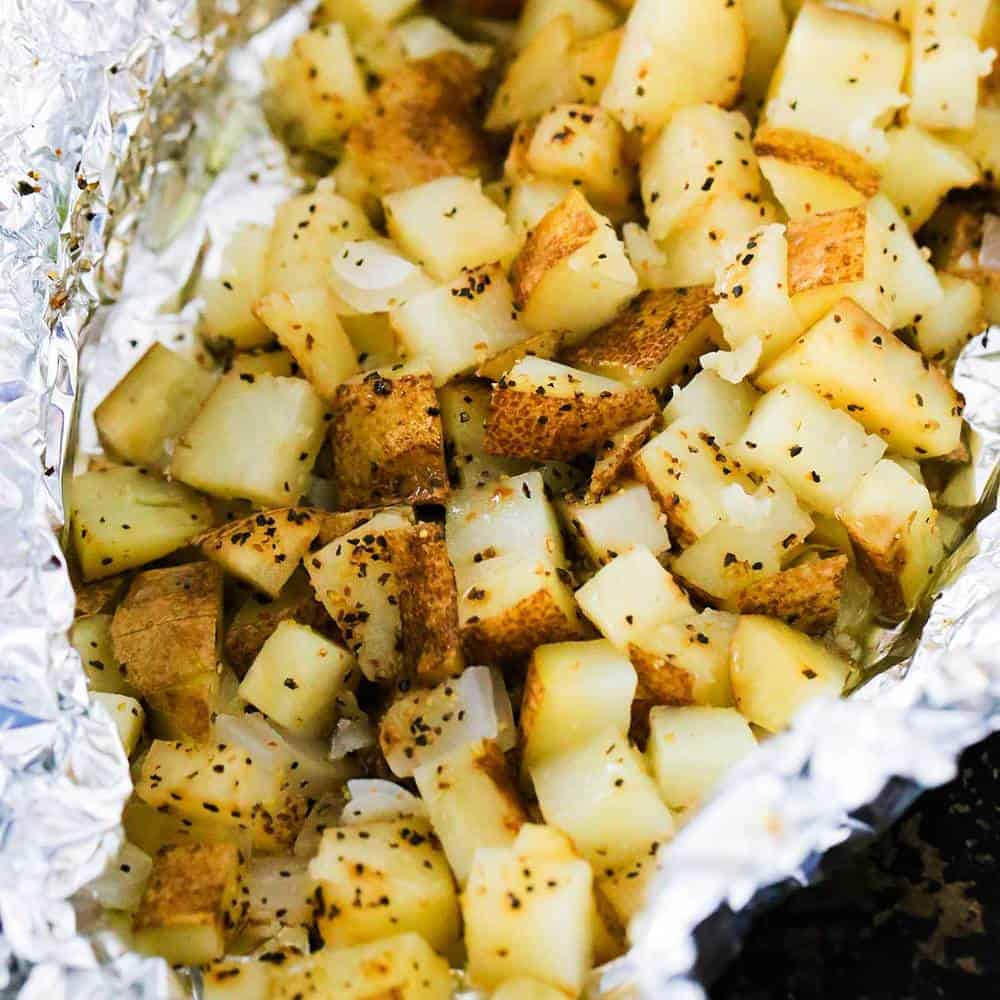 cubed baked potatoes