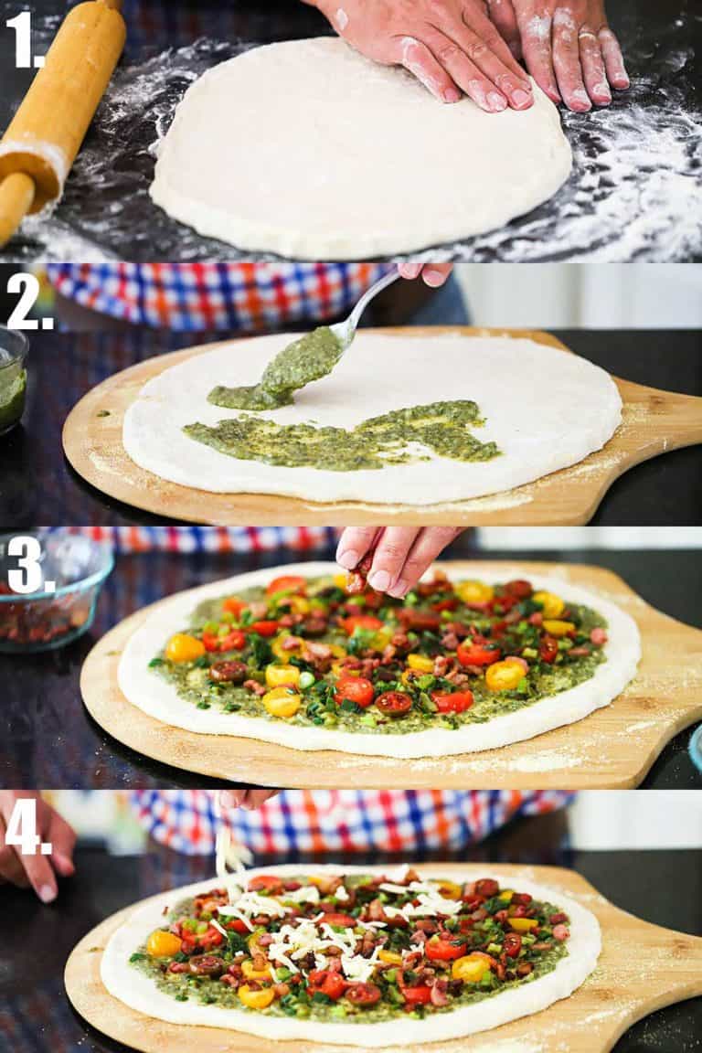 BLT Pizza with Pancetta, Tomatoes and Arugula How To Feed A Loon