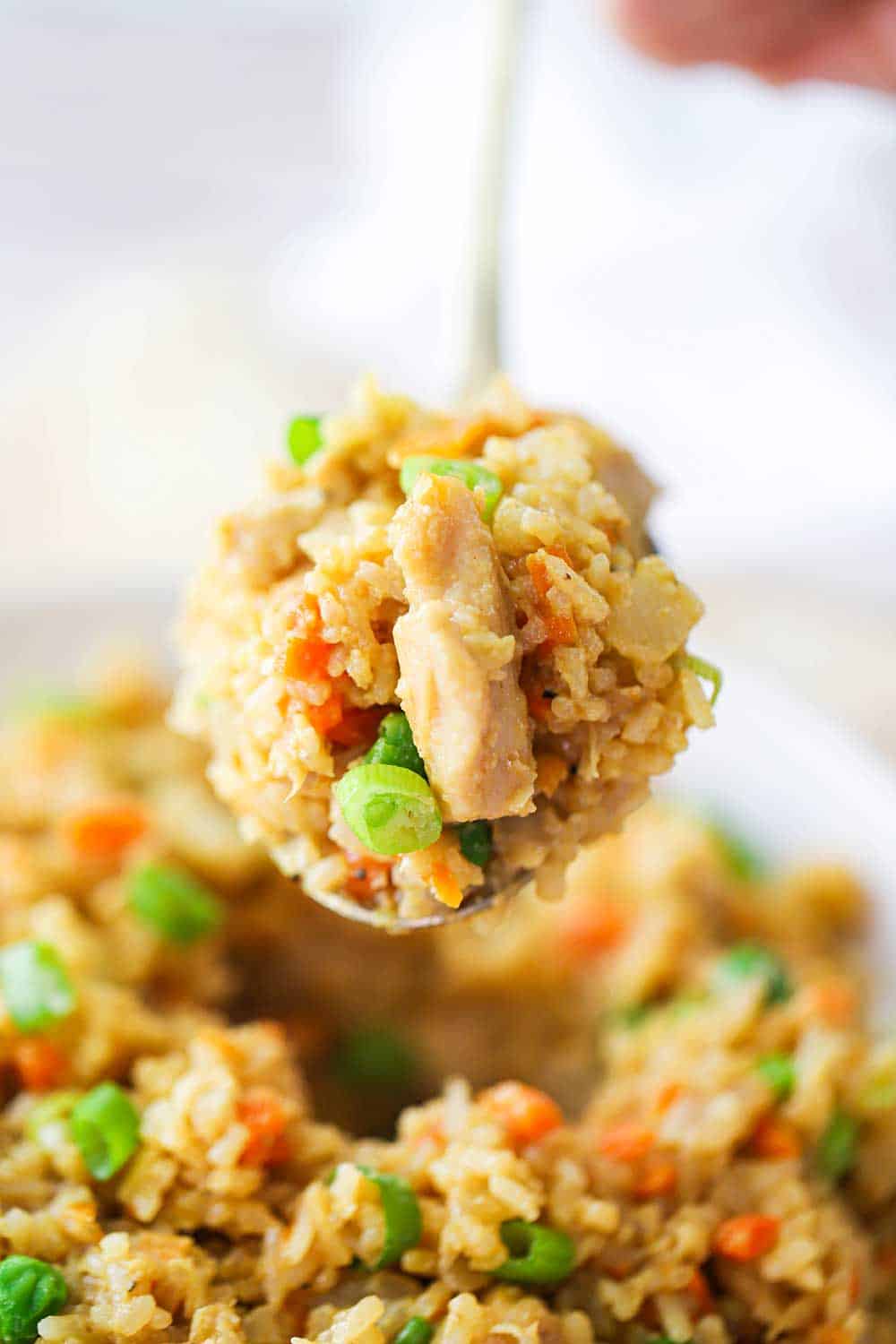 Chicken and Fried Rice in the OXO : r/carbonsteel