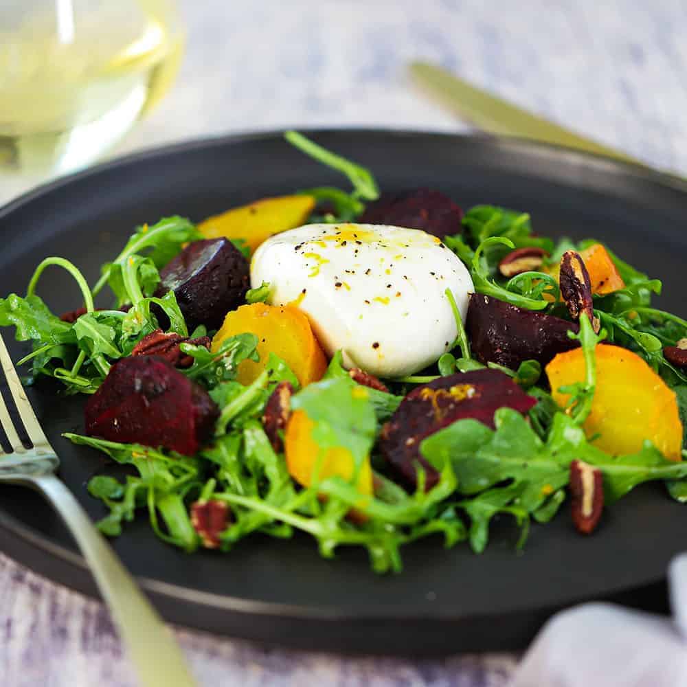 Roasted Beet and Burrata Salad (With Video) How To Feed A Loon
