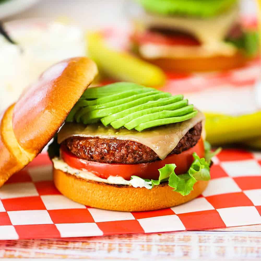 Plant-Based California Burger Image