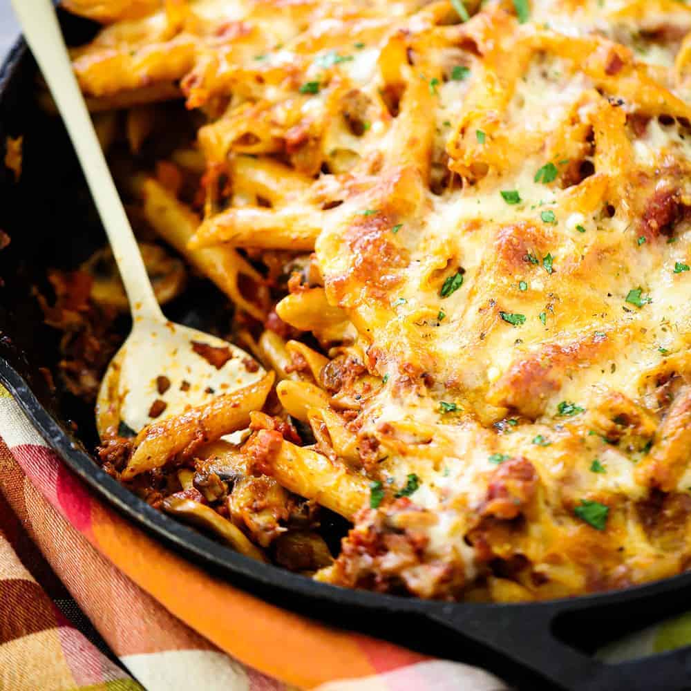 Vegetarian Pasta Bake-image