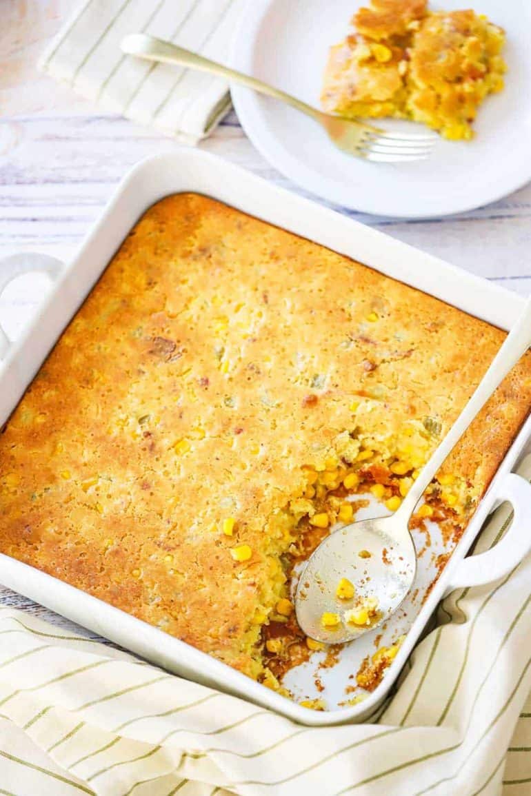 Corn Casserole (Made from Scratch with Video) | How To Feed A Loon