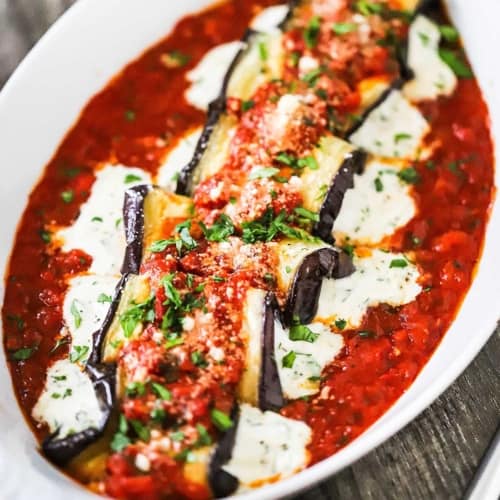 Baked Eggplant Rollatini with Ricotta How To Feed A Loon