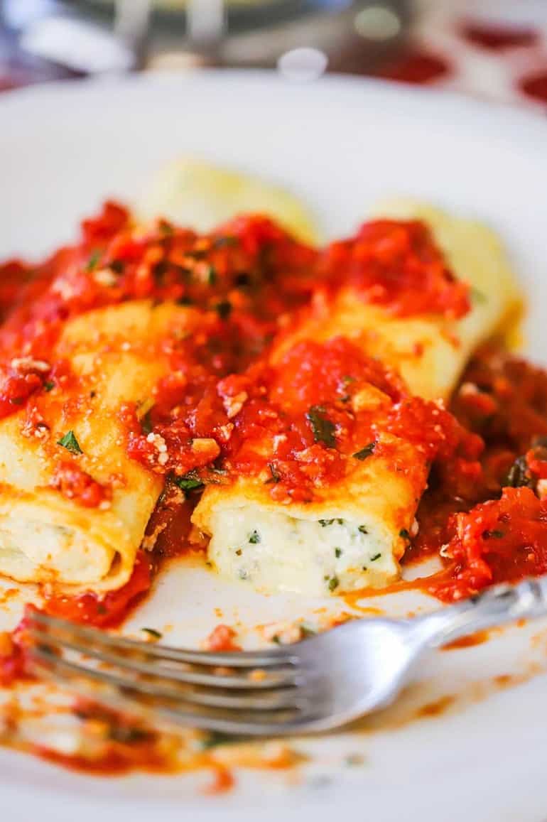 Homemade Stuffed Manicotti | How To Feed A Loon