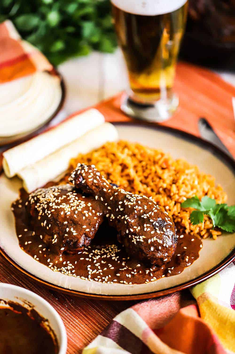 Traditional Mexican Food Mole