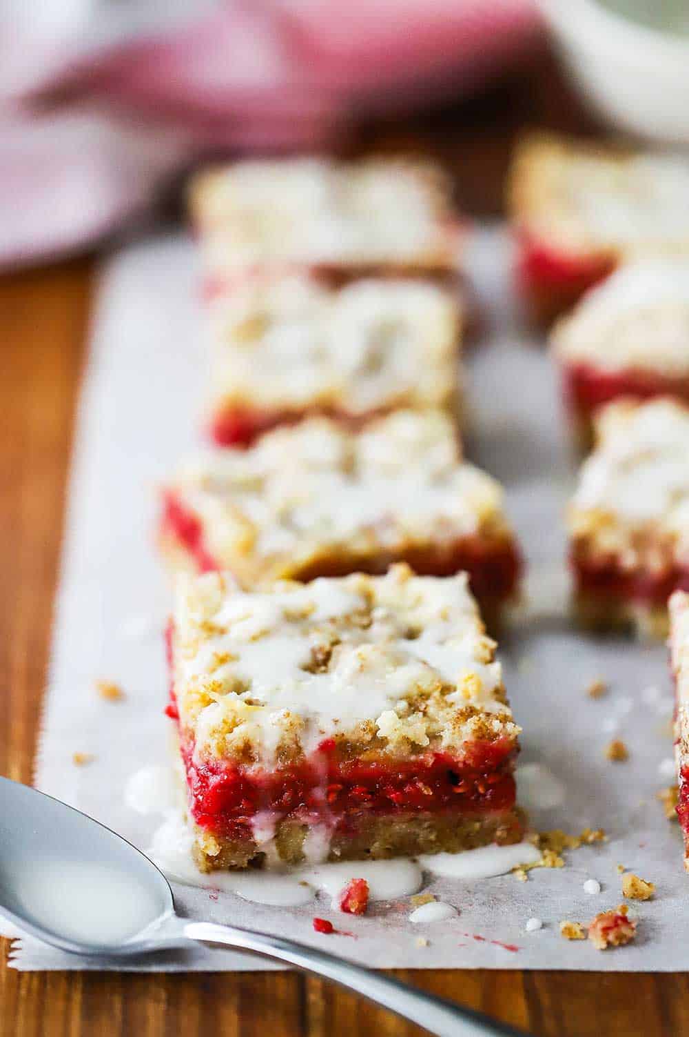 Raspberry Linzer Bars | How To Feed A Loon