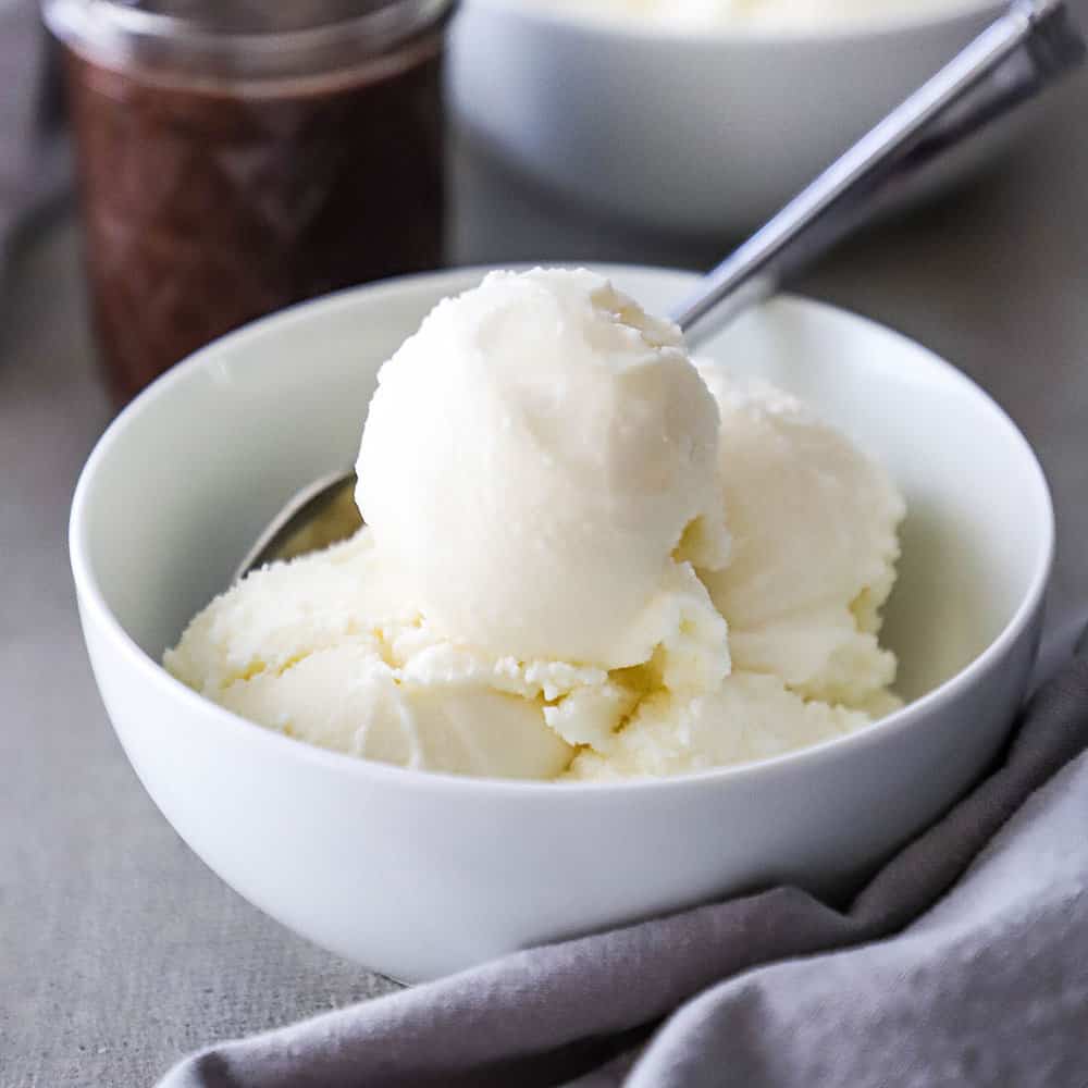 Recipe for Homemade Vanilla Ice Cream- Longbourn Farm