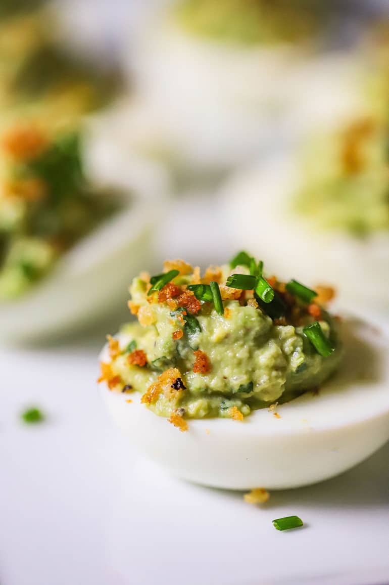 Avocado Deviled Eggs | How To Feed A Loon