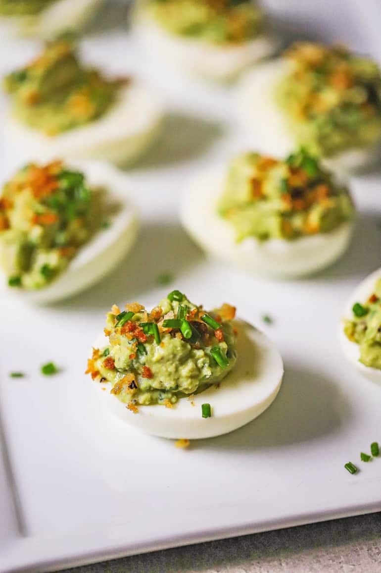 Avocado Deviled Eggs | How To Feed A Loon