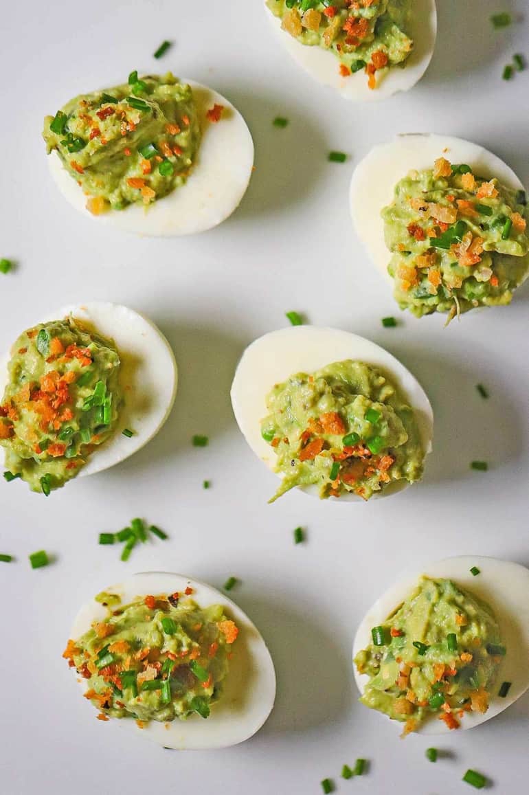 Avocado Deviled Eggs | How To Feed A Loon