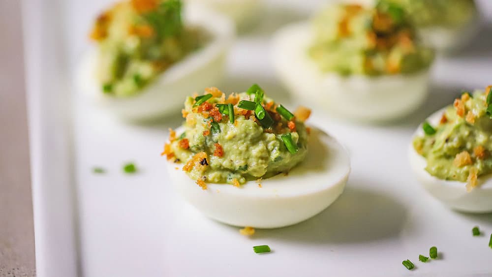 Avocado Deviled Eggs | How To Feed A Loon