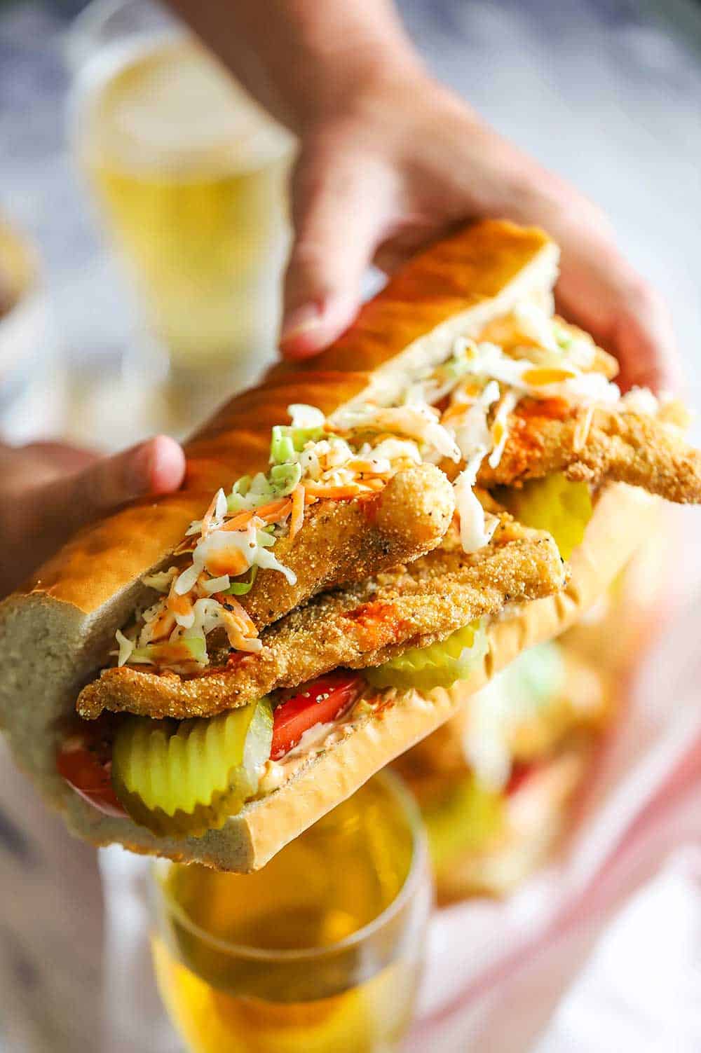 How to Make a Classic Fried Catfish Po-Boy