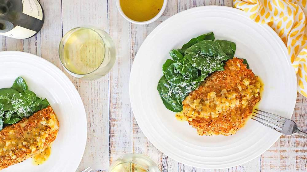 Orange Cod Almond Crusted Cod with Orange Sauce | How To Feed a Loon